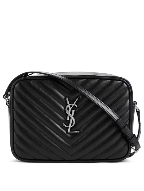 ysl black monogram camera bag